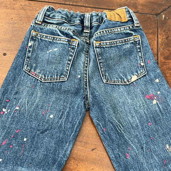 Polo Ralph Lauren High Rise Paint Splatter Jeans - Picture 2 of 2